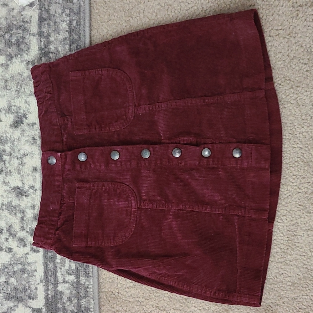 Corduroy skirt